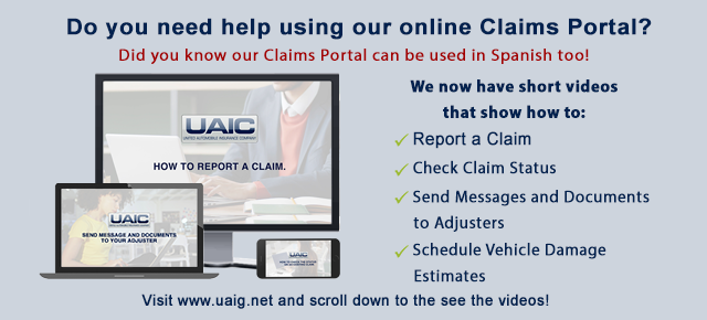 Claims Portal Tutorial Video Banner